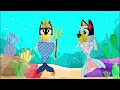 MIX DISNEY PRINCESS STORIES with BLUEY for kids FAIRY TALES