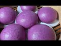자색 고구마 찐빵~ 호빵~ | 호호 불어서 먹는 찐빵 레시피 | 호빵 | How to make Delicious Purple Sweet Potato Steamed Buns