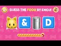 Find the ODD One Out - Junk Food Edition 🍔🍕🍩 Easy, Medium, Hard - 40 Levels Emoji Quiz | Moca Quiz