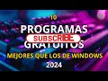 10 Programas Gratuitos que son Mejores que las Aplicaciones de Windows (2024)