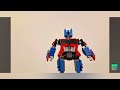 How to Transform - Lego Transformers Optimus Prime #lego #transformers #stopmotion