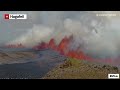 Lava destroys Grindavik road again! Erupting fissure (3.4 km long) emits 2000 m3 of lava per second!