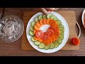 Simple and Easy Salad Decoration