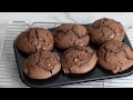 ช็อกโกแลตมัฟฟิน ฟูนุ่ม Chocolate Muffins ทำขนมกับเชฟโจ Ep.73