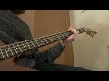In the Flesh - 8 string bass cover