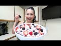 Berry Cheesecake Salad | Keto Low Carb | 4th July Dessert