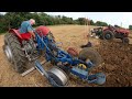 1958 Massey Ferguson 65 MK1 3.3 Litre 4-Cyl Diesel Tractor (58 HP) with Ransomes Plough