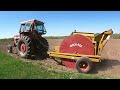 Picking Rock with a Haybuster H-106 Rock-Eze Rock Picker/1256 Rolling Coal Pulling the Cultivator