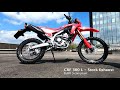 Honda CRF 300 L | Stock vs. Arrow Exhaust | raw sound only