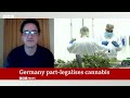 Germany partially decriminalises cannabis | BBC News