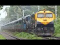 Indian Railways FREIGHT Trains at FULL SPEED | Diesel vs Electric Action | PART - 2 | IndianRailways