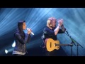 Christina Perri and Ed Sheeran singing 