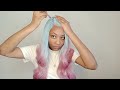 Trying a Cotton Candy Wig for the First Time!