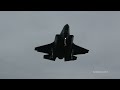 🌧️ MEGA LOUD F-15 & F-35 Jets Takeoff at Rainy RAF Lakenheath