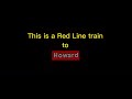 CTA Red Line to Howard announcement