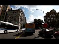 Driving in Manhattan New York City in 2023