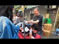 Popular crispy rice dish in Tianjin, China, street food/Tianjin Market/4k