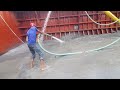 Relaxing sound and cool video sand unload by strong drager machine and strong water undership pump24