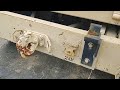 Changing HMMWV body mounts ECV M1151A1 part 6