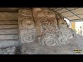 La piramide de los Mascarones, en ACANCEH, Yucatan