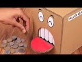 How To Make A Coin Bank From Cardboard | Awesome DIY Project