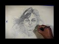 Aesthetic Charcoal Drawing || How to Draw a Realistic Portrait Drawing || Art By Ropri