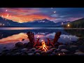 Fire sound only. relaxing camping time 😃🌿💯 study, meditation , sleeping music