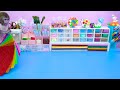 Lotso Strawberry Bear Miniature House 💕 Make Bedroom with Aquarium from Clay | DIY Miniature House