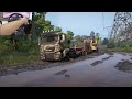 Man TGS 8X8 Heavy hauling in a forest - SnowRunner | Thrustmaster TX