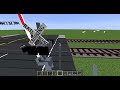 how to build a railroad crossing in minecraft 1.12.2