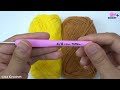 3 Crochet Flower Keychain for Beginners | Easy Beginner Crochet Tutorial