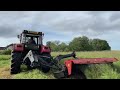 Mowing heavy crop with 956 and vicon mower