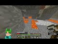 surviving the night getting chased into a ravine in minecraft