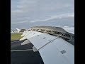 Emirates Airbus 380 landing at Amsterdam Schiphol Airport