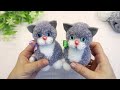 🐾 Cutest Kitten/No Knitting! 🐱 Pom Pom Cat's 🐾