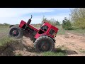 Off-road isn't a problem! Soviet all-wheel drive tractor T-40AM off-road!