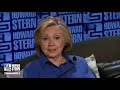 Hillary Clinton on the Howard Stern Show Pt. 5