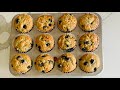 You need 3 bananas + 1 cup of blueberries for my easy Blueberry Banana Muffin Recipe 😋🧁
