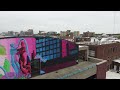 Drone Footage Urban Heat Island Mural