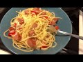 Spaghetti with chorizo