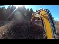 Mowing brush with the CAT 305 E2 ￼