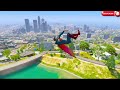 GTA 5 Epic Ragdolls | Spiderman and Super Heroes Jumps/fails (Euphoria Ragdolls Physics) #shorts#2