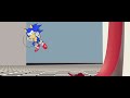 Sonic Animation Test || 3D Spinball Uncurl Transition #sonic #animation #blender3d