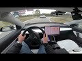 TESLA MODEL 3 460HP TOP SPEED DRIVE ON GERMAN AUTOBAHN 🏎