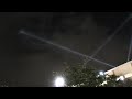 Sky Spotlights Demo For Downtown At The Gardens Mall