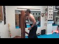 Wing Chun Wooden Dummy Kung Fu Speed Challenge