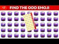 How Sharp Are Your Eyes 👀 || Find The 𝐎𝐝𝐝 Emoji 😜 || Can You Find 𝐎𝐝𝐝 Emoji || #emojichallenge