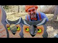 Blippi Meets Stanley The Dinosaur! | BEST OF BLIPPI TOYS | Educational Videos for Kids