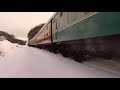 NYMR - Winter snow arrives early at the railway towards the end of November