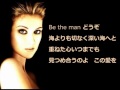 Celine Dion - Be The Man (On This Night) (Japanese)